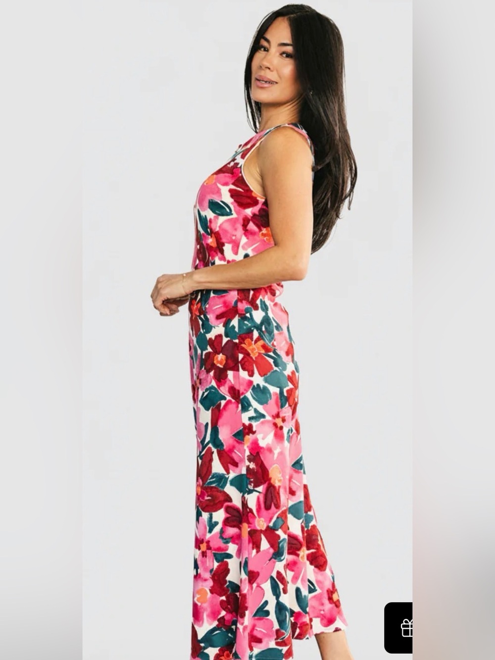 Baltic Born Fernanda Midi Pink Dress NWOT